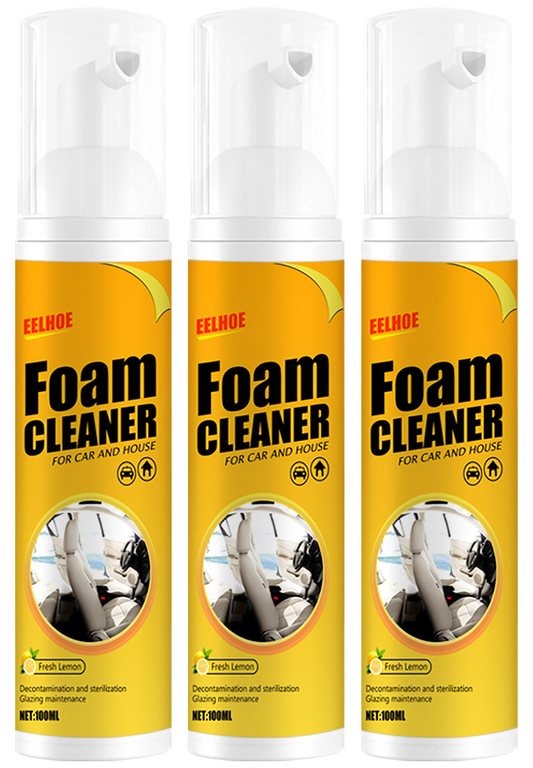 Mais 3 Sprays de Espuma Mágica pra Limpeza Profunda - Foam Cleaner