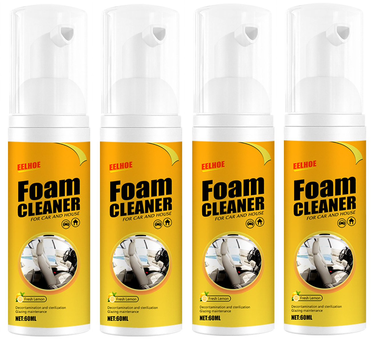 Mais 2 Sprays de Espuma Mágica pra Limpeza Profunda - Foam Cleaner