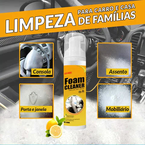 2 Sprays de Espuma Mágica pra Limpeza Profunda - Foam Cleaner de 400ml