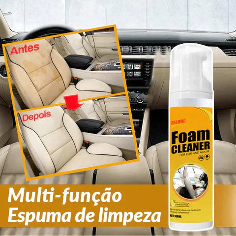 2 Sprays de Espuma Mágica pra Limpeza Profunda - Foam Cleaner de 400ml