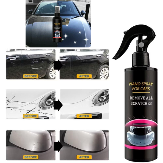 Spray Nano Reparador: Elimina Arranhões, Brilho Instantâneo e Proteção Duradoura