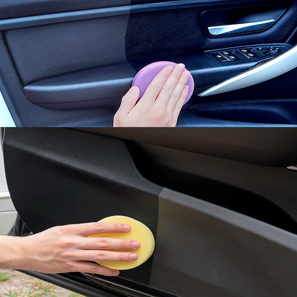 Revitalizador Plástico Couro GlowUp™ Kit 3 Unidades Proteção Duradoura Brilho Automotivo
